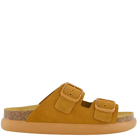 SCHOLL - Γυναικείες παντόφλες NOELLE CHUNKY F322491175 Cognac