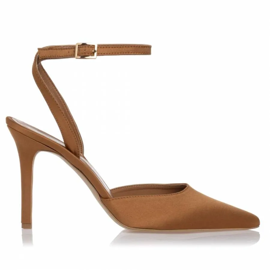 SANTE - Γυναικεία γόβα με άνετη φόρμα 25-221-18 ταμπά