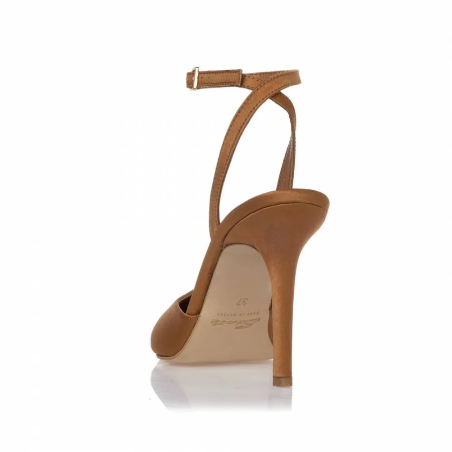 SANTE - Γυναικεία γόβα με άνετη φόρμα 25-221-18 ταμπά