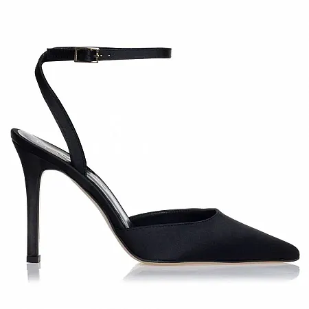 SANTE - Γυναικεία γόβα με άνετη φόρμα 25-221-01 μαύρο