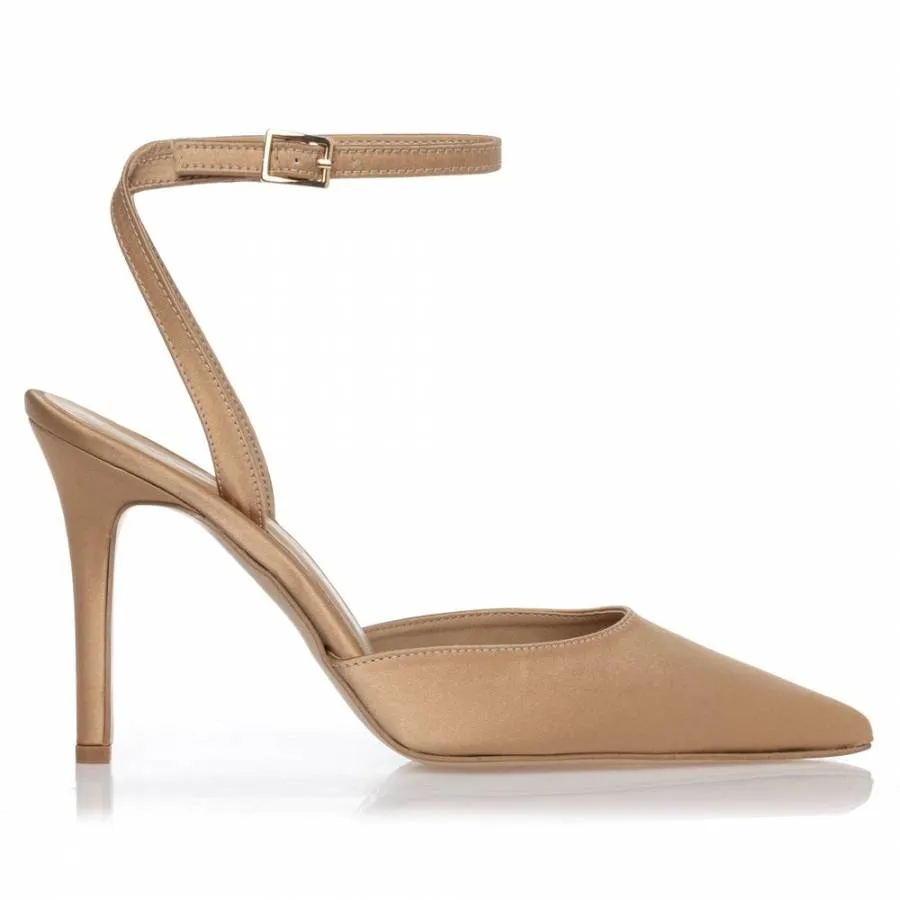 SANTE - Γυναικεία γόβα με άνετη φόρμα 25-221-63 μπεζ