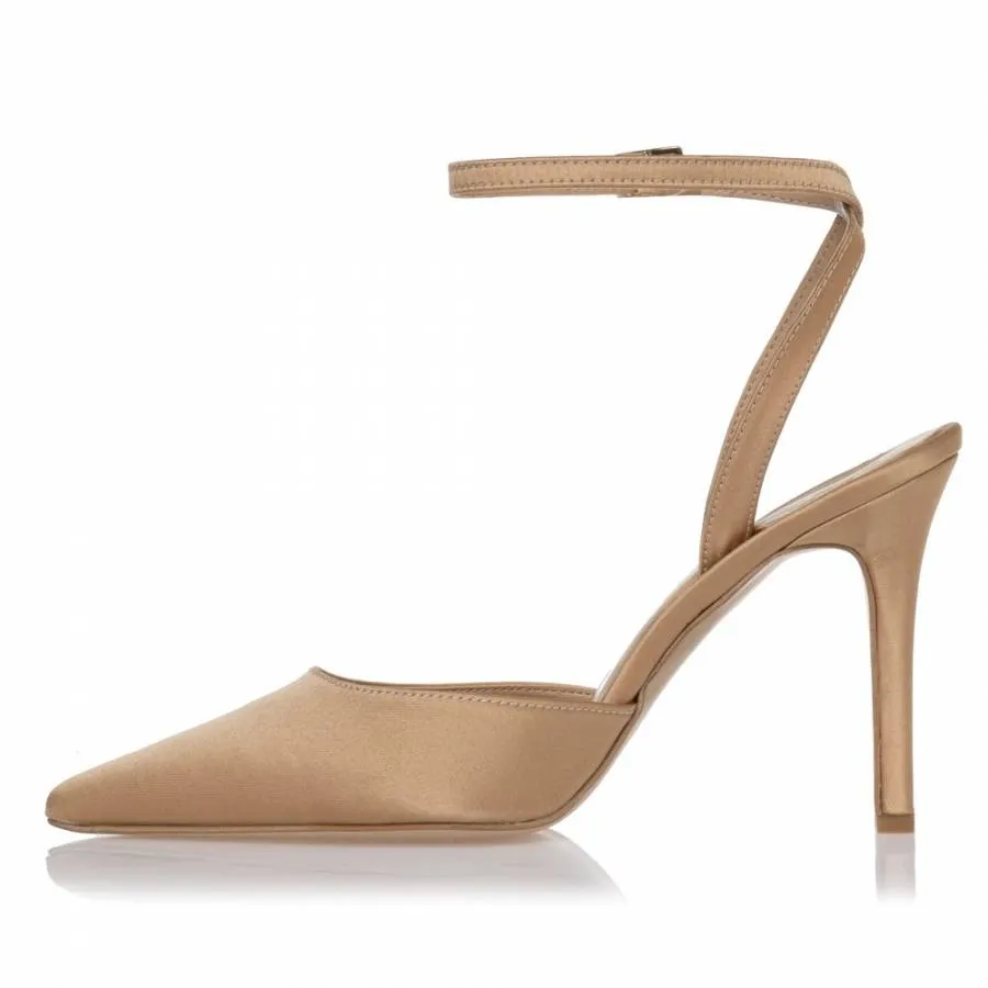 SANTE - Γυναικεία γόβα με άνετη φόρμα 25-221-63 μπεζ