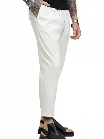 STEFAN - Ανδρικό παντελόνι Untouchable Pants 3804 White