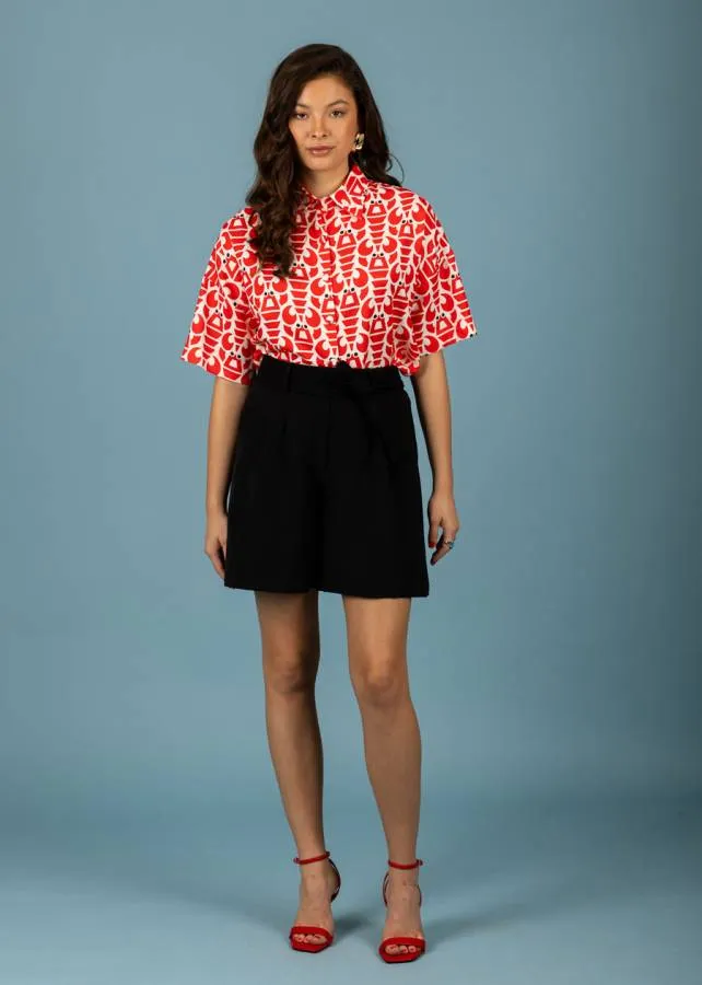 CHATON - Γυναικείο σορτς Connie 129-21461 Black (899)