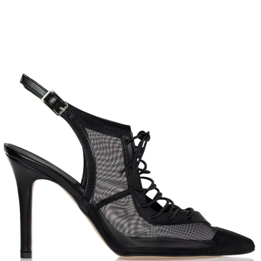 SANTE - Γυναικείες γόβες με άνετη φόρμα 25-215-01 Μαύρο