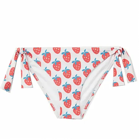 COMPANIA FANTASTICA - Γυναικείο bikini bottoms Strawberry Beach print bow bikini bottom 52C/13924/2S0 Multi