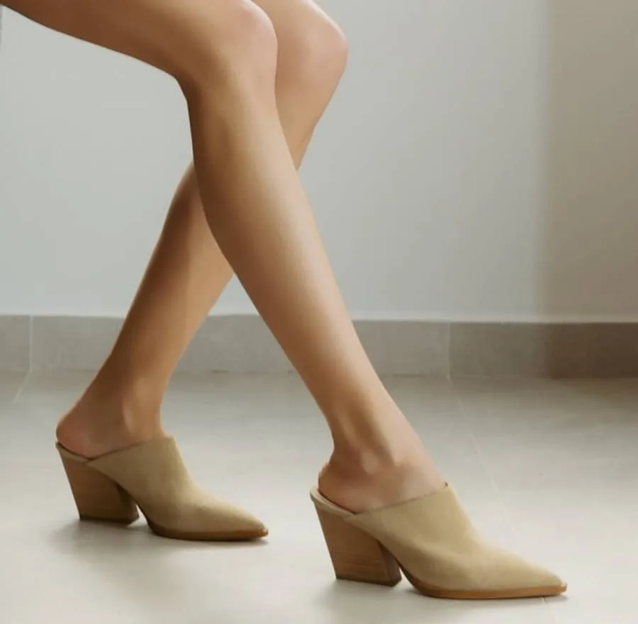 SANTE - Γυναικεία mules Day2Day 25-105-19 Μπέζ