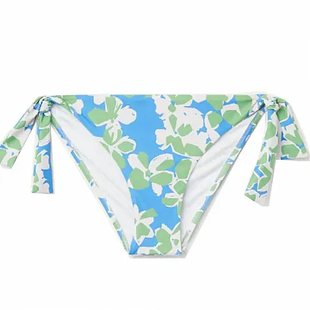 COMPANIA FANTASTICA - Γυναικείο bikini bottoms Aquatic Blue floral print tie-up bikini bottom 52C/13914/2S0 Multi