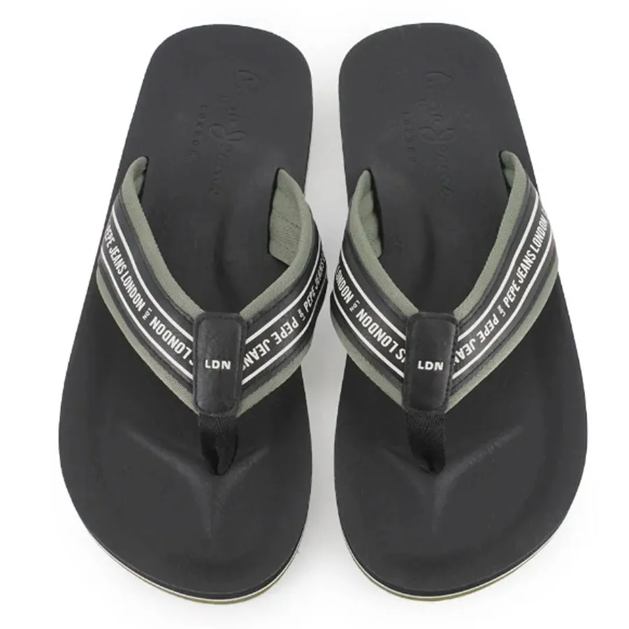 PEPE JEANS - Ανδρικές σαγιονάρες MIAMI STREET PMS90121 (999) Black