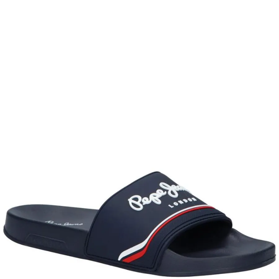 PEPE JEANS - Ανδρικές παντόφλες SLIDER ORIGIN M PMS70160 (595) Navy