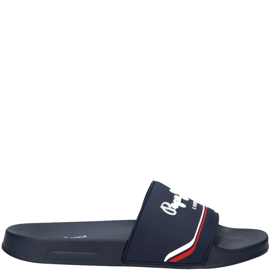 PEPE JEANS - Ανδρικές παντόφλες SLIDER ORIGIN M PMS70160 (595) Navy