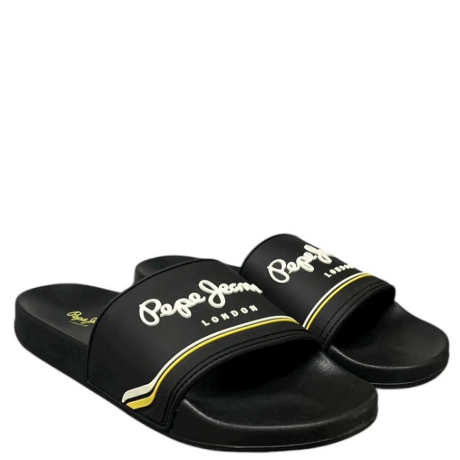 PEPE JEANS - Ανδρικές παντόφλες SLIDER ORIGIN M PMS70160 (999) Black