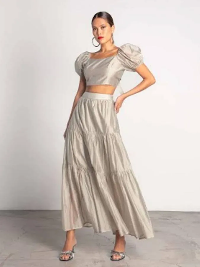 MOUTAKI - Γυναικείο φούστα 25.02.20 Stone