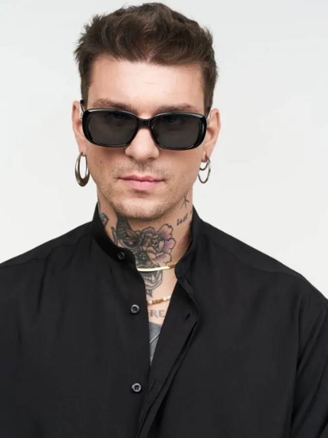 STEFAN - Ανδρικό πουκάμισο Casual Vibes Shirt 9031 Μαύρο