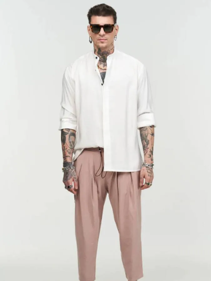 STEFAN - Ανδρικό πουκάμισο Casual Vibes Shirt 9031 Λευκό