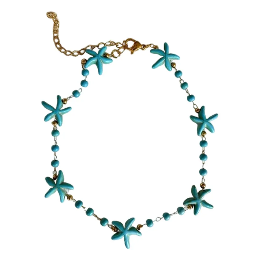 ALMYNOMA - Γυναικείο βραχιόλι για το πόδι STELLA MARINA VERAMAN ANKLET