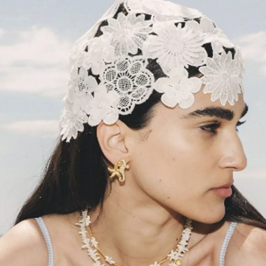 ALMYNOMA - Γυναικεία σκουλαρίκια OCEAN CREATURES GOLD EARRINGS