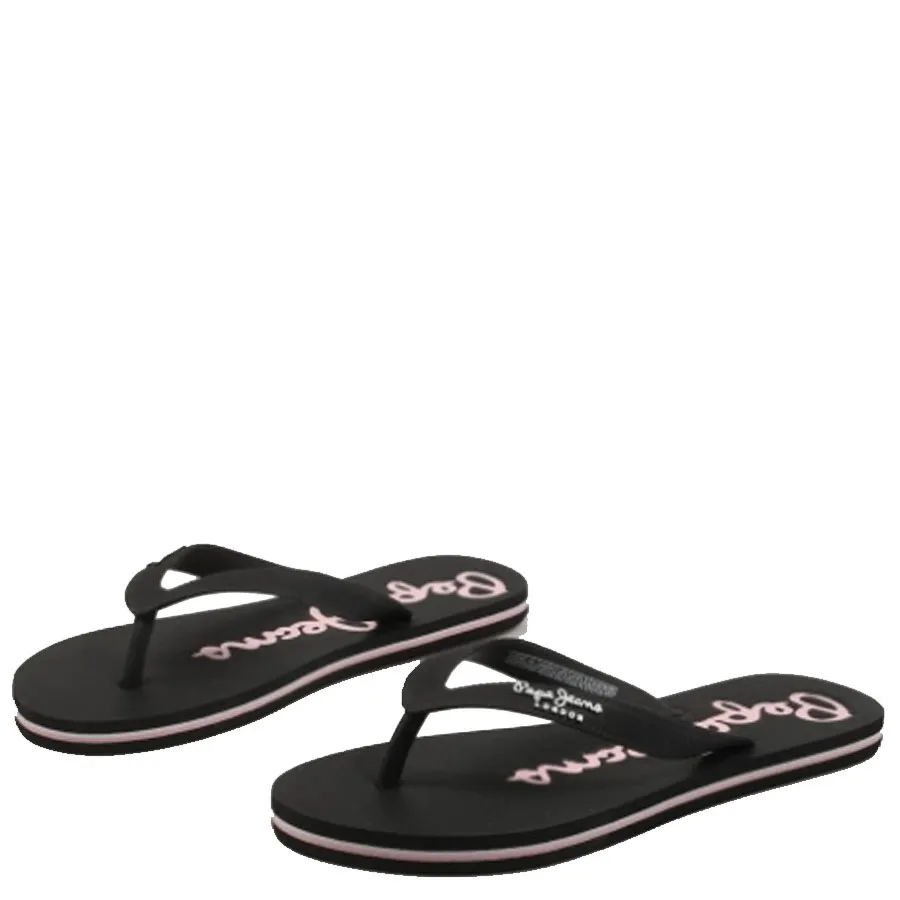 PEPE JEANS - Γυναικείες σαγιονάρες BEACH BRAND W PLS70124 (999) Black
