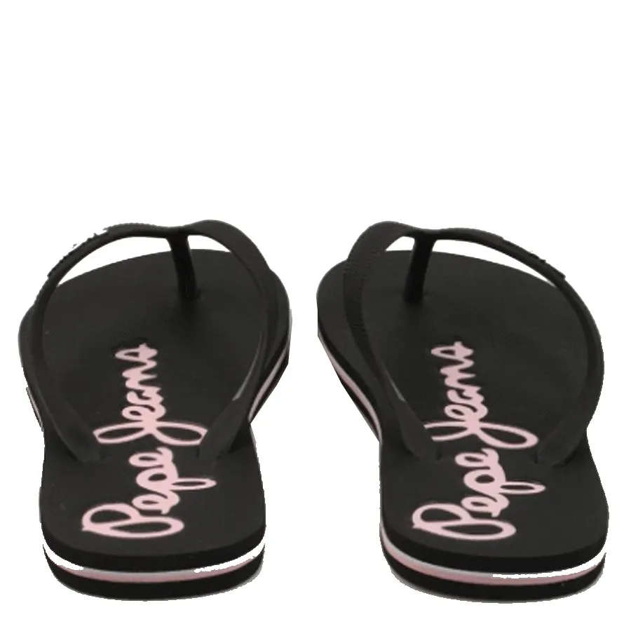 PEPE JEANS - Γυναικείες σαγιονάρες BEACH BRAND W PLS70124 (999) Black