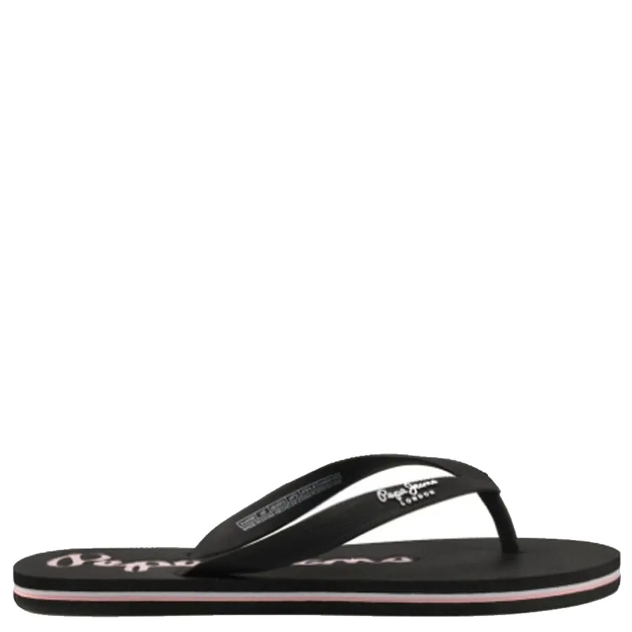 PEPE JEANS - Γυναικείες σαγιονάρες BEACH BRAND W PLS70124 (999) Black