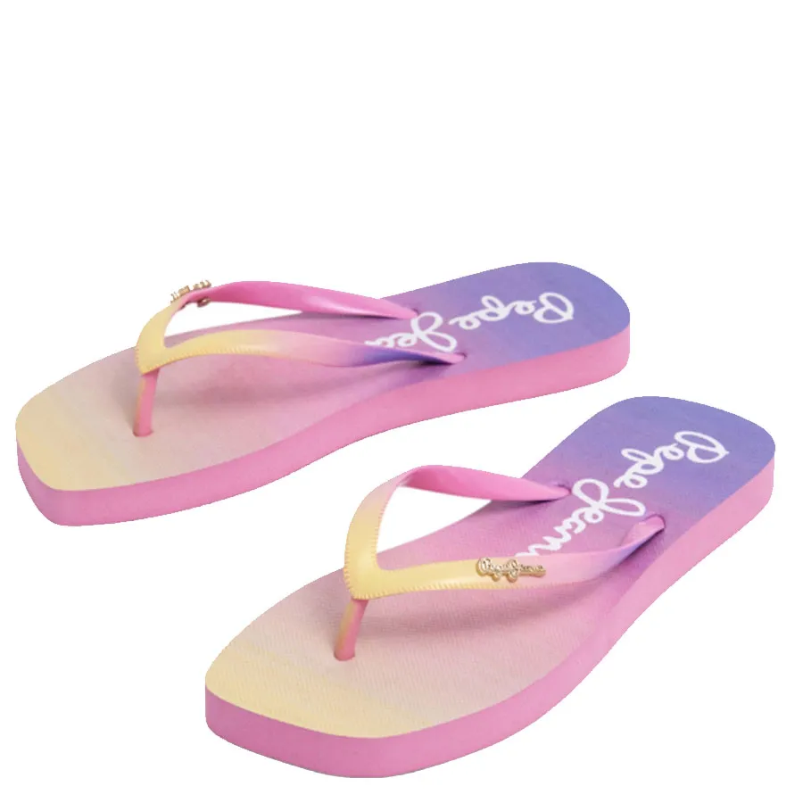 PEPE JEANS - Γυναικείες σαγιονάρες RAVE COLORS PLS70162 (037) Cornish Yellow