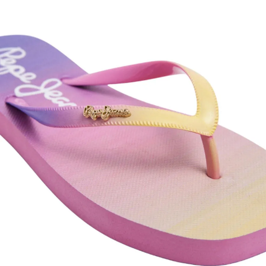 PEPE JEANS - Γυναικείες σαγιονάρες RAVE COLORS PLS70162 (037) Cornish Yellow
