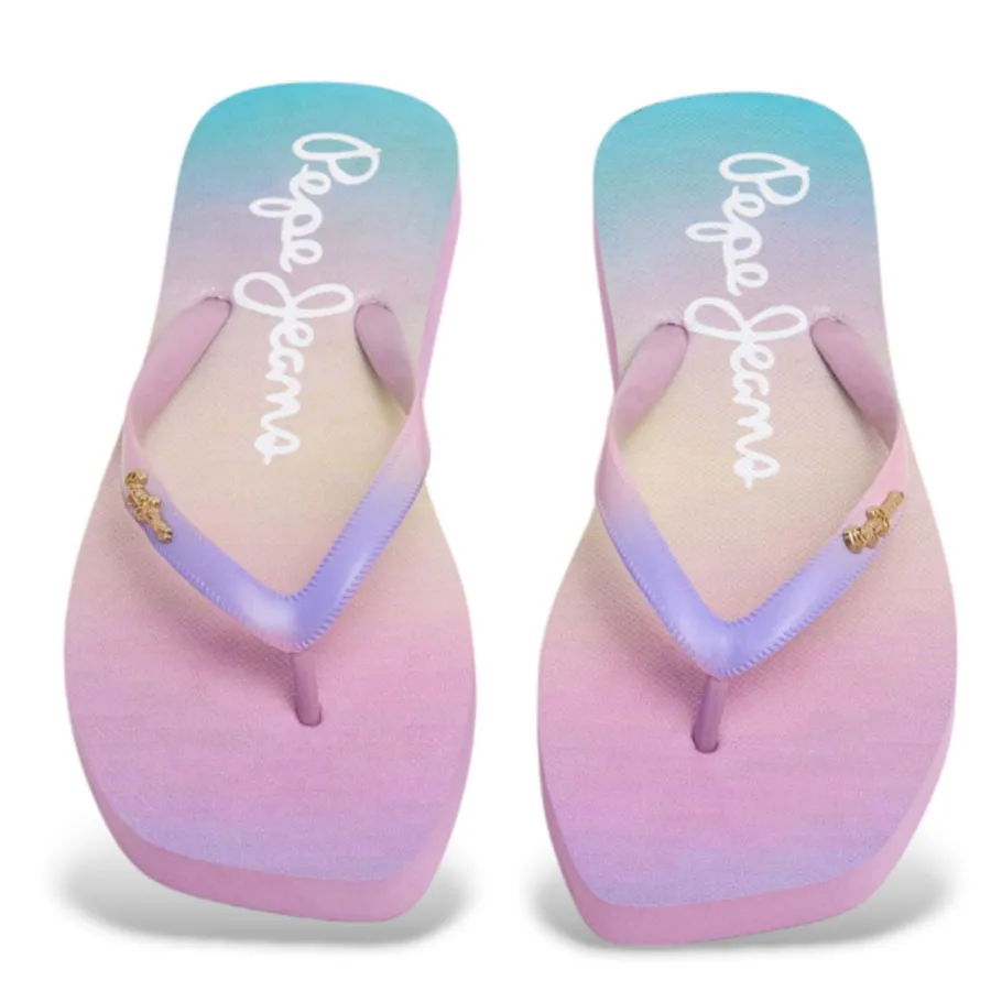 PEPE JEANS - Γυναικείες σαγιονάρες RAVE COLORS PLS70162 (422) Orchid Purple
