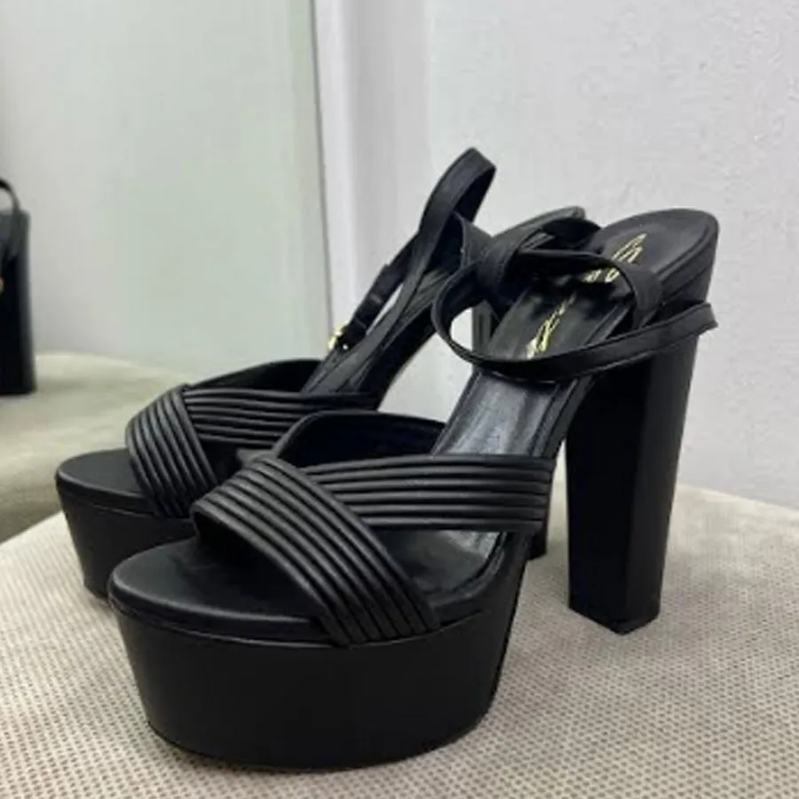 SANTE - Γυναικεία πέδιλα 21-256 Μαύρο