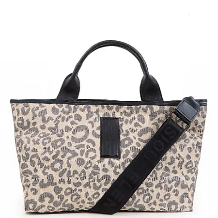 ELENA ATHANASIOU - Γυναικεία τσάντα Classy Shopper Animal Straw