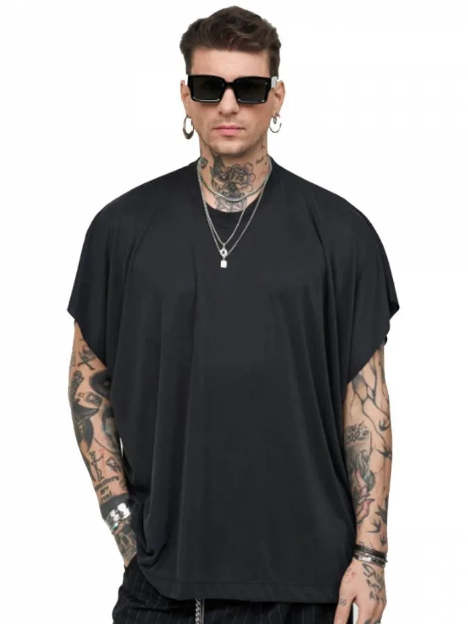 STEFAN - Ανδρικό T-shirt Ionian 3514 Μαύρο