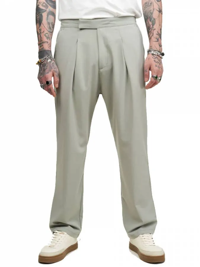 STEFAN - Ανδρικό παντελόνι 6012 Light Green