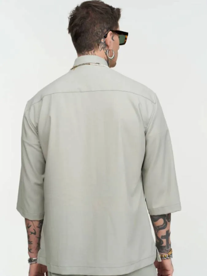 STEFAN - Ανδρικό πουκάμισο 9505 Light Green