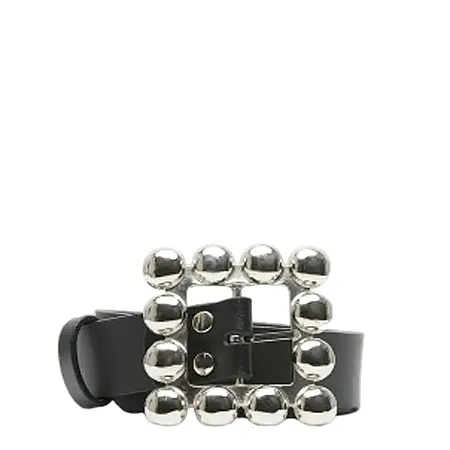 LEATHER TWIST- Γυναικεία ζώνη SANDY SS25/06 Μαύρη