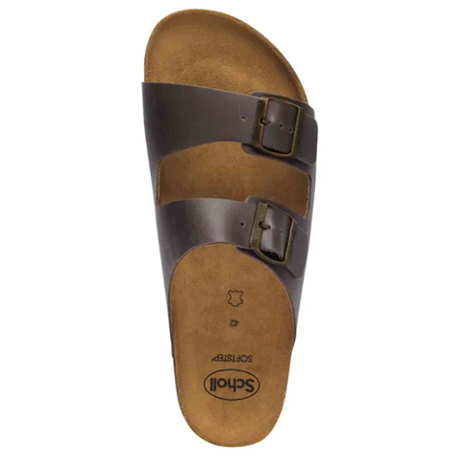 SCHOLL-Ανδρικές παντόφλες JULIEN F303331011 Brown