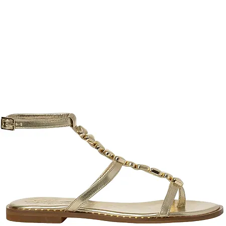 SANTE-Γυναικεία πέδιλα με ιδιαίτερα άνετη φόρμα 25-413-20 Χρυσό