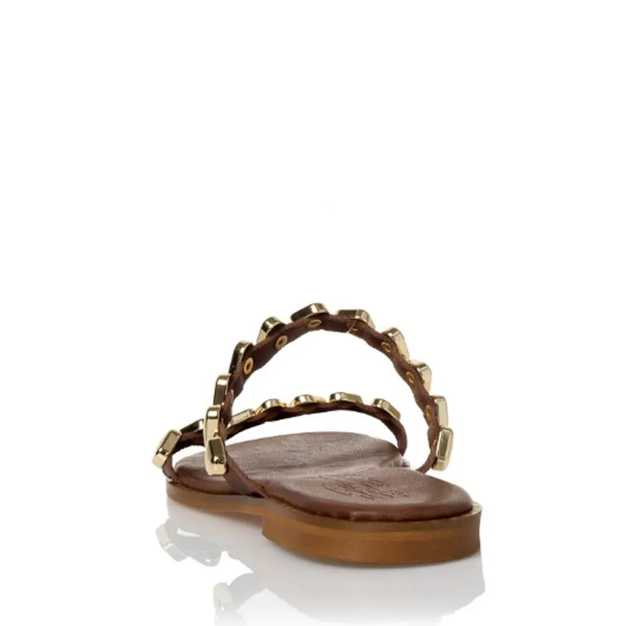 SANTE - Γυναικείες παντόφλες 25-412-32 Καφέ