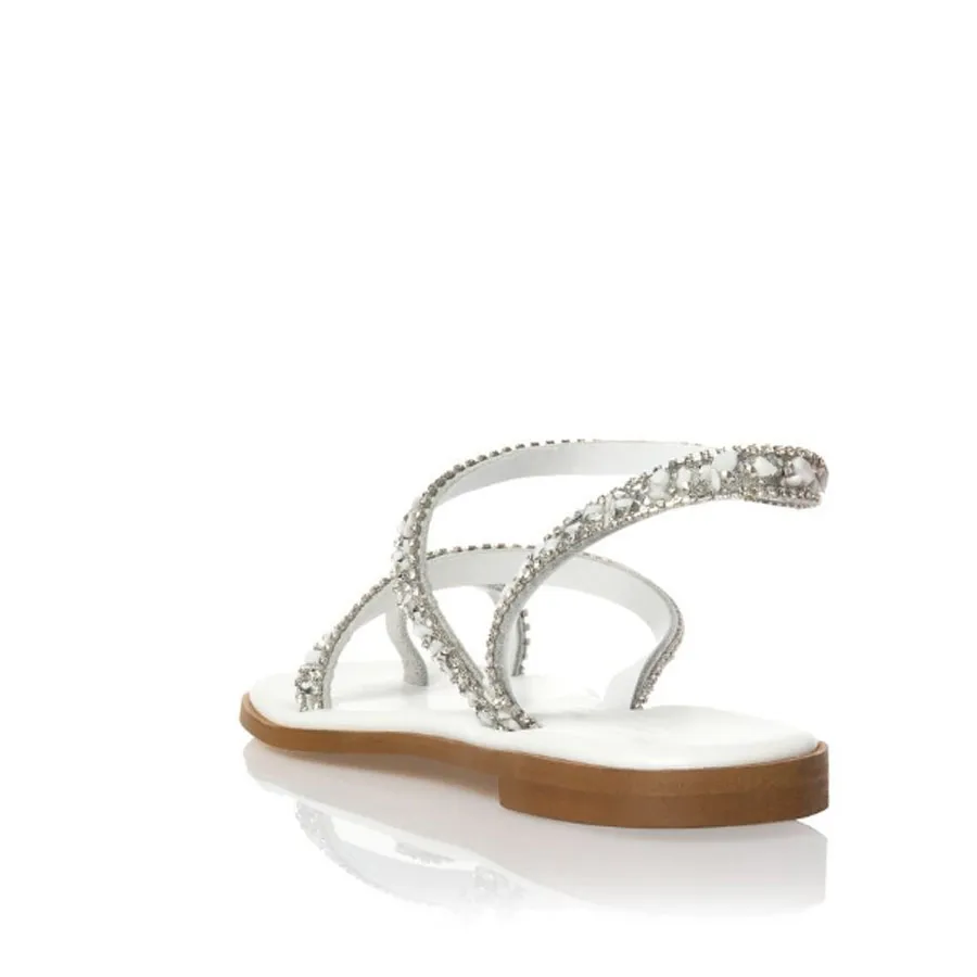 SANTE - Γυναικεία πέδιλα με ιδιαίτερα άνετη φόρμα 25-405-09 Λευκό