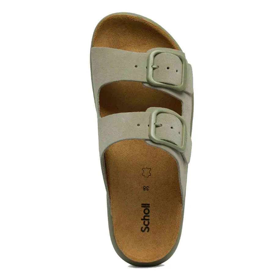 SCHOLL - Γυναικείες παντόφλες NOELLE CHUNKY F322491054 Sage