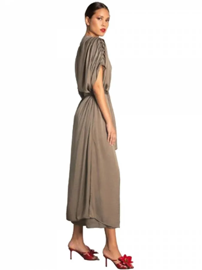 MOUTAKI - Γυναικείο κιμονό 25.06.28 Χακί