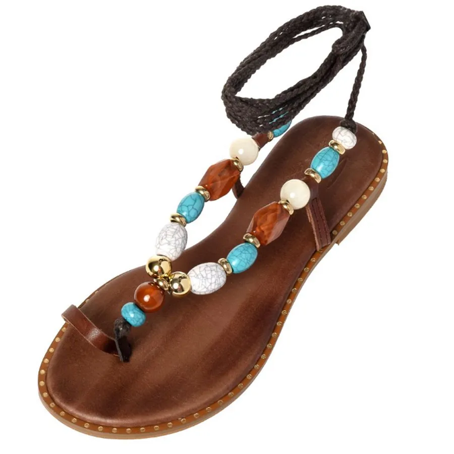 SANTE - Γυναικεία πέδιλα 25-411-32 Καφέ