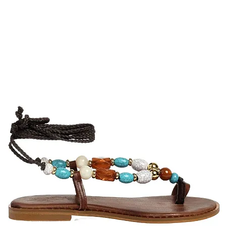 SANTE - Γυναικεία πέδιλα 25-411-32 Καφέ