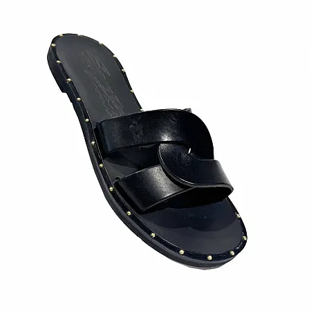 SANTE - Γυναικεία παντόφλα Flat 100101 Μαύρο