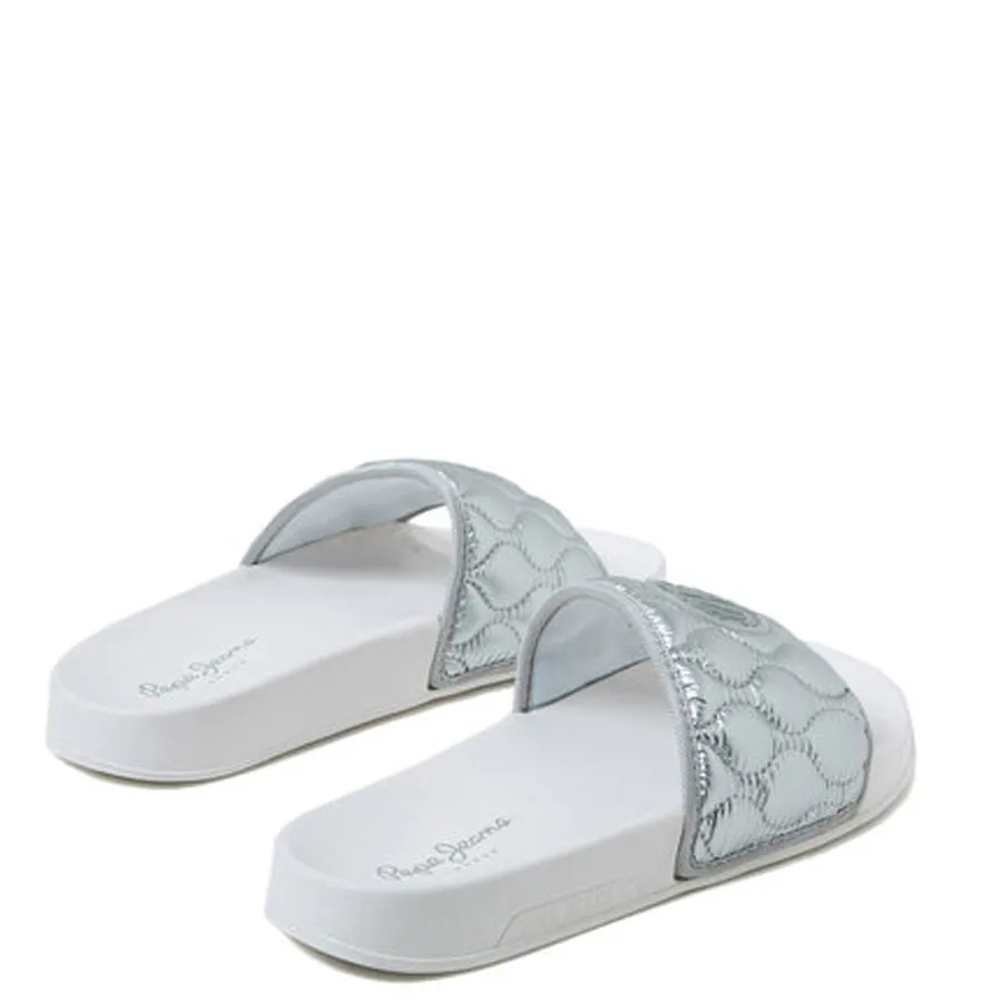 PEPE JEANS - Γυναικείο παντόφλα Slider pad PLS70105 (934) Silver