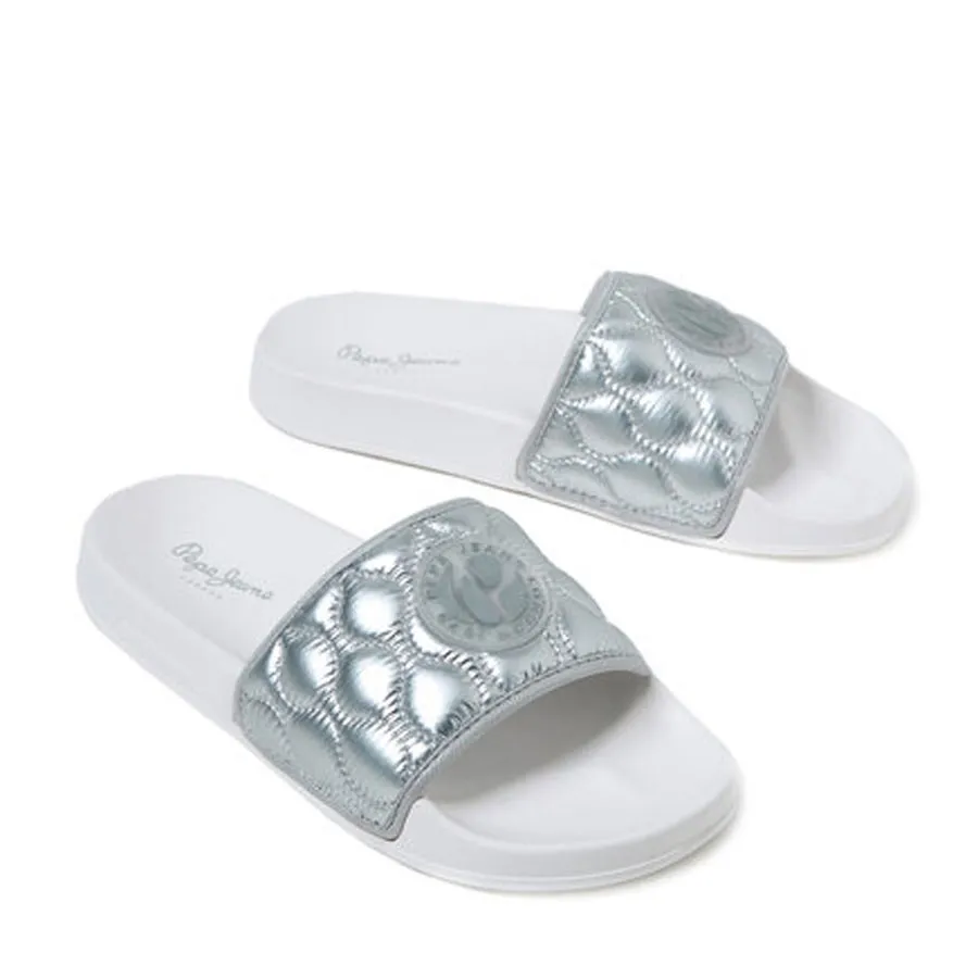 PEPE JEANS - Γυναικείο παντόφλα Slider pad PLS70105 (934) Silver