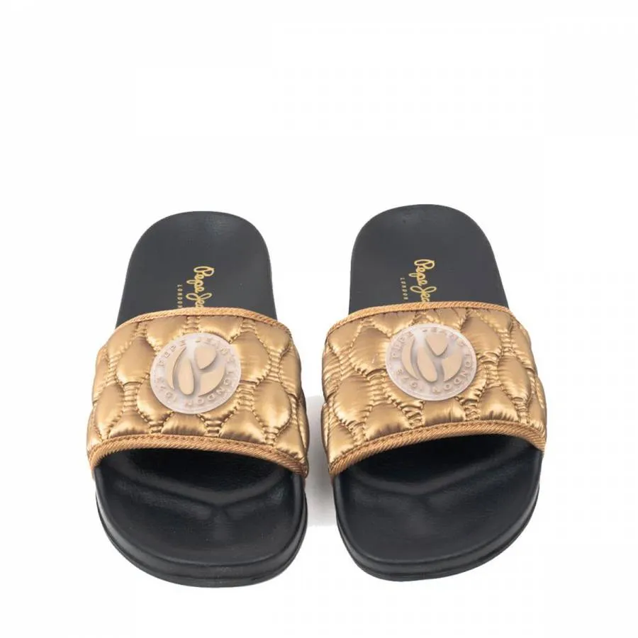 PEPE JEANS - Γυναικεία παντόφλα PLS70105 (038) Gold