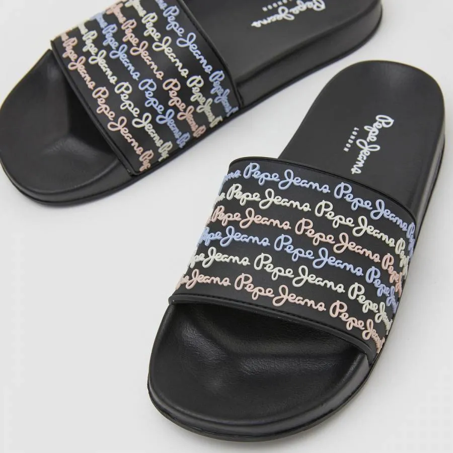 PEPE JEANS - Γυναικεία Παντόφλα Slider Set W PLS70127 (999) Black