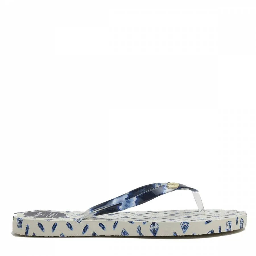 PEPE JEANS - Γυναικεία Σαγιονάρα Flip Flops Rake Blue Beach PLS70134 (808) Mousse