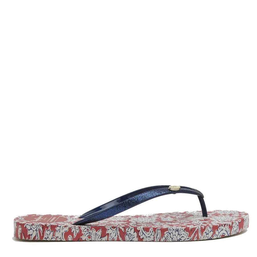 PEPE JEANS - Γυναικεία Σαγιονάρα Flip Flop Rake Floral PLS70138 (255) Red Κόκκινο