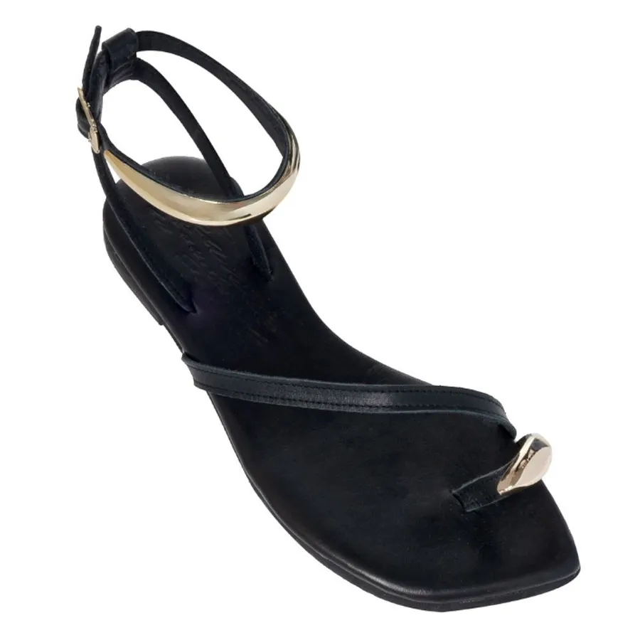 SANTE - Γυναικεία πέδιλα 25-419-01 Μαύρο