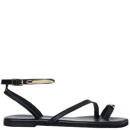 SANTE - Γυναικεία πέδιλα 25-419-01 Μαύρο